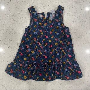 Old Navy Blue Floral Jumper